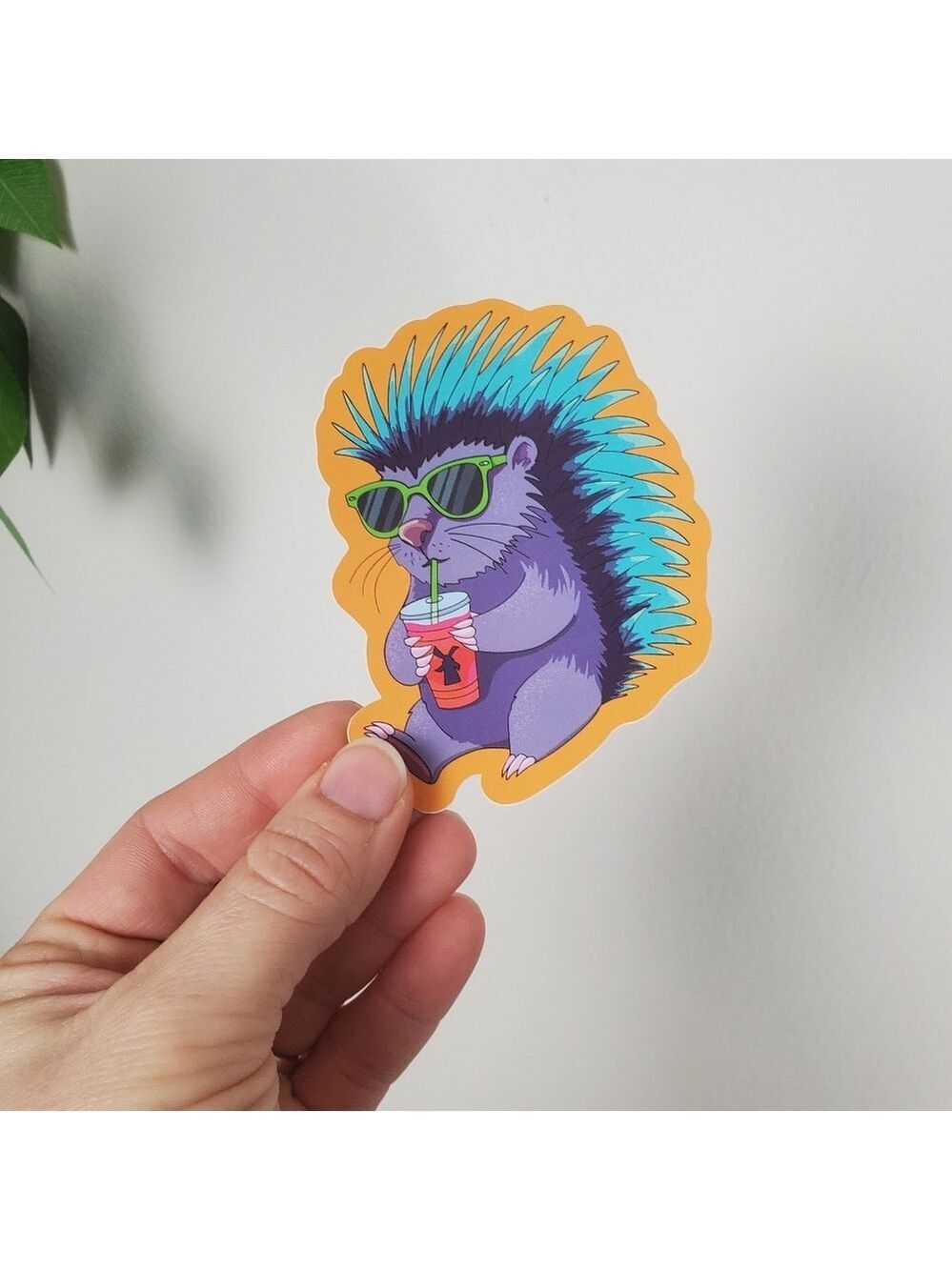 Dutch Bros June 2025 Exclusive Porcupine Sticker Sunglasses